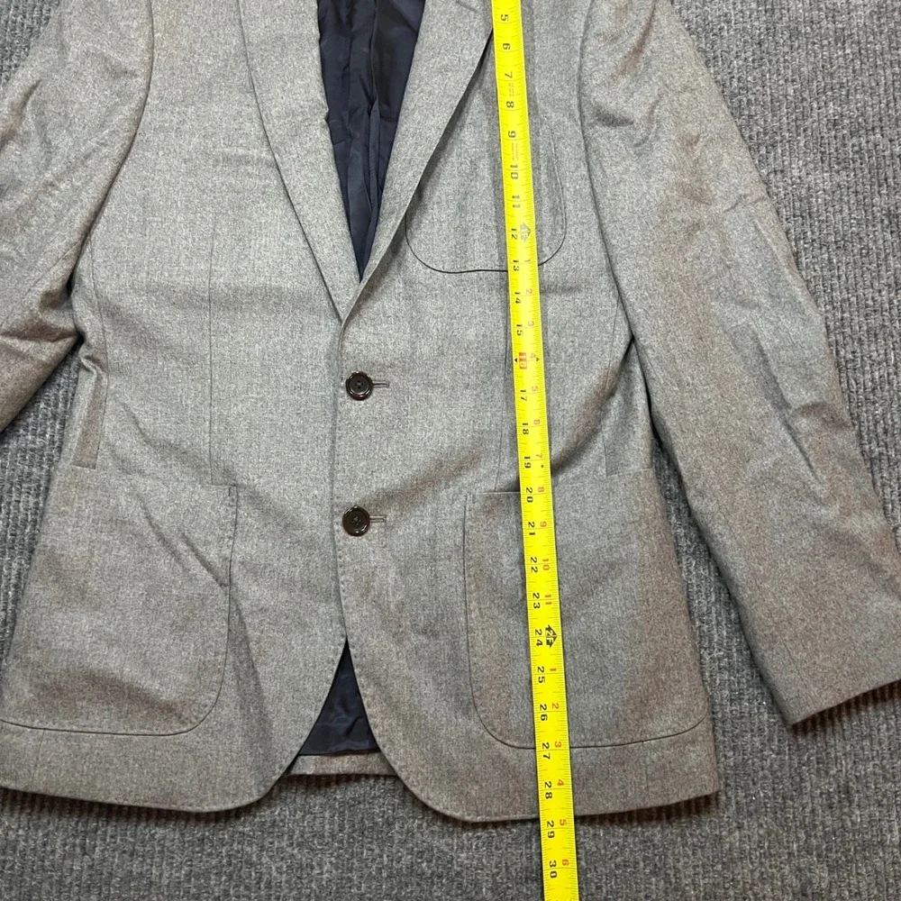 J.Crew Ludlow Blazer 36S Gray Vitale Barberis Canonico Wool Sport Coat Mens Suit